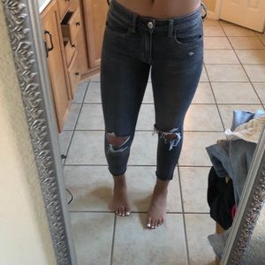 Charcoal grey American eagle jeans